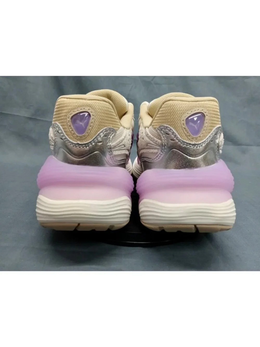 Puma Inverse Shades JR (GS) 406008 01 White Lavender Girls Size 6.5 NEW NO BOX!